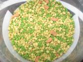 Granulos del extrusionado para agapornis, ninfas, cotorras, etc..